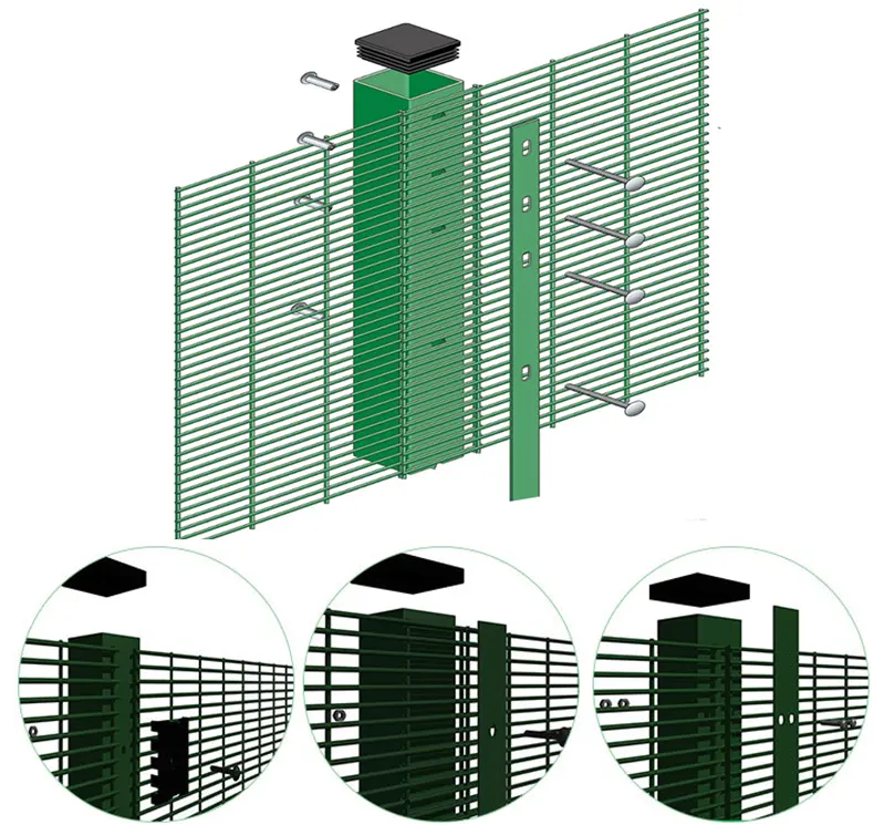 Weldmesh 358 di Alta Recinzioni di Sicurezza