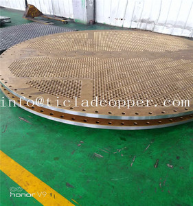 ASME SB-171 C71500 bakır nikel 70/30 tüp levha ısı değiştirici/bakır boru levha - Product Image 5