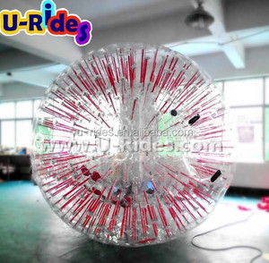 Açık PVC veya TPU noel şişme kar topu <span class=keywords><strong>Zorb</strong></span> topu <span class=keywords><strong>LED</strong></span> Neon işık ile her yaş için şişme eğlenceli