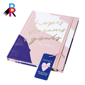2019 Neues <span class=keywords><strong>Design</strong></span> Hardcover Logo Kunden spezifisches Marmorplaner-Notizbuch mit Aufkleber