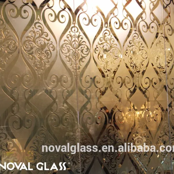 Dekorative Säure Geätzt Glas in China