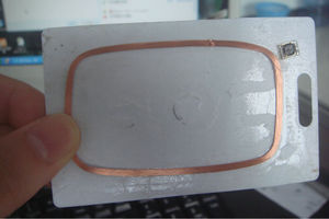 批发ABS 1.8毫米可重写T5577芯片翻盖空白射频识别卡125kHz TK4100射频识别智能芒果空白门禁卡