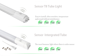 Automatic <strong>60cm</strong> <strong>T8</strong> Integrated 9W Built-in Microwave Sensor <strong>LED</strong> Tube Lamp for Parking Lot Corridor Warehouse Factory - Product Image 5