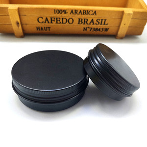 60毫升 2 盎司低起订量金属罐罐头空铝罐圆圣诞蜡烛盒化妆品 Pomade 容器包装