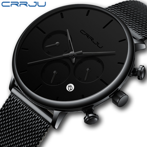 CRRJU2271トップホットセールCRRJUファッションウォッチメンズ防水超薄型メンズウォッチユニークな高級スポーツウォッチ - Product Image 4