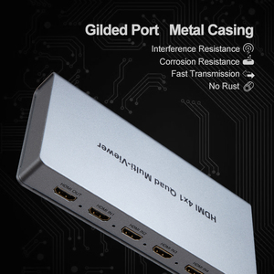 Full HD <strong>HDMI</strong> 4x1 quad csreen multiviewer audio video mixer selector seamless <strong>switcher</strong> with seamless <strong>switcher</strong>