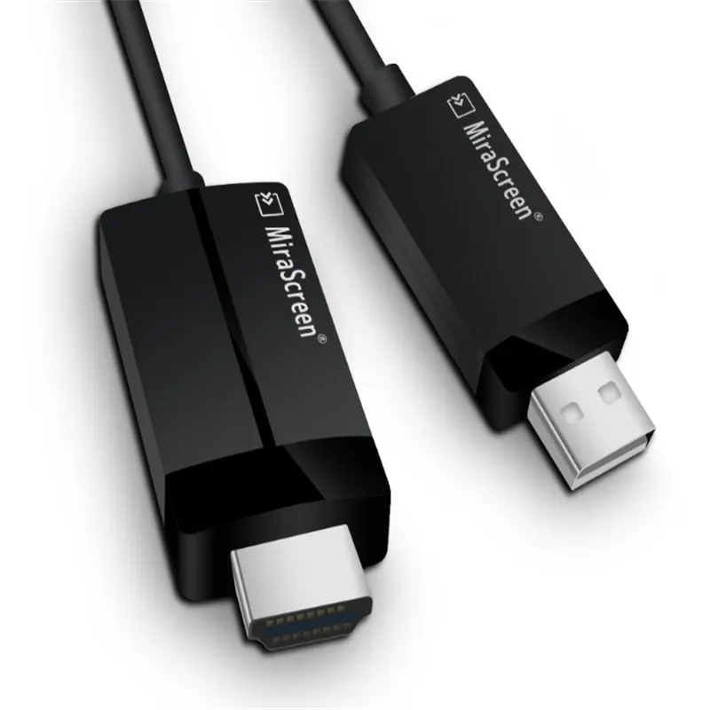 Adaptateur d'affichage sans fil g2, récepteur V2, Port HDMI et USB, noir