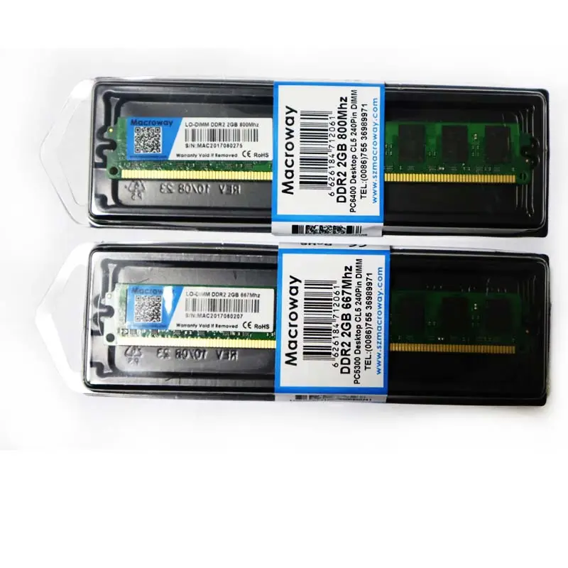 Ordenador de sobremesa 1200mhz ddr2 ram 4gb