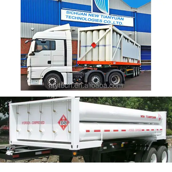 China Factory Price Hydraulische mobile CNG-Tochter station für Gas übertragung/Flaschen füllung/-lagerung