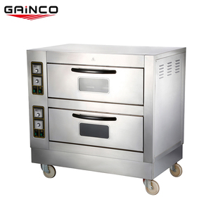 GAINCOピザオーブンケーキ製造機2デッキパンベーキング装置石ベーキングオーブン - Product Image 1