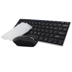 Teclado y ratón de ordenador multimedia de metal, personalizados, combo de especificaciones inalámbricas
