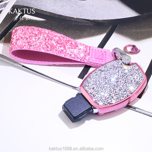 Car <strong>Key</strong> case for Benz Class \A\ <strong>B</strong>\ C\ E\ <strong>S</strong>\ V SL ML SLS R GLK SLK CLA AMG GLA GLC <strong>Key</strong> Case Bling Diamond Crystalprotect Cover - Product Image 1
