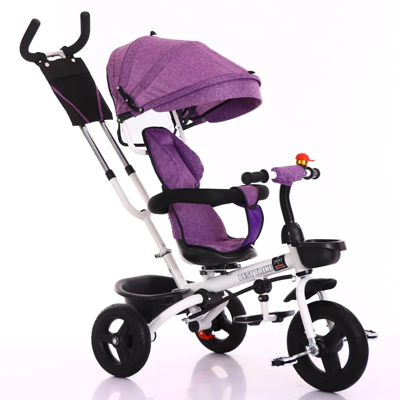 Aby-triciclo 4 en 1 para niños, carrito para niños, precio barato, 2023