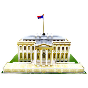 热销玩具3D拼图白宫建筑模型益智世界建筑3D拼图儿童和成人 - Product Image 1
