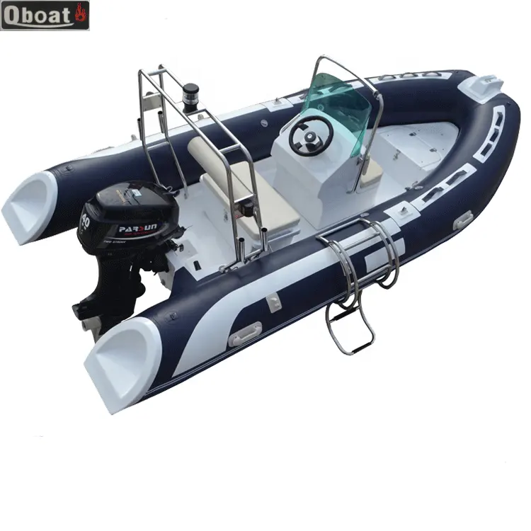 Ce cetifiate barco inflável para 6 pessoas, 14ft, bordo, pesca no mar, barco