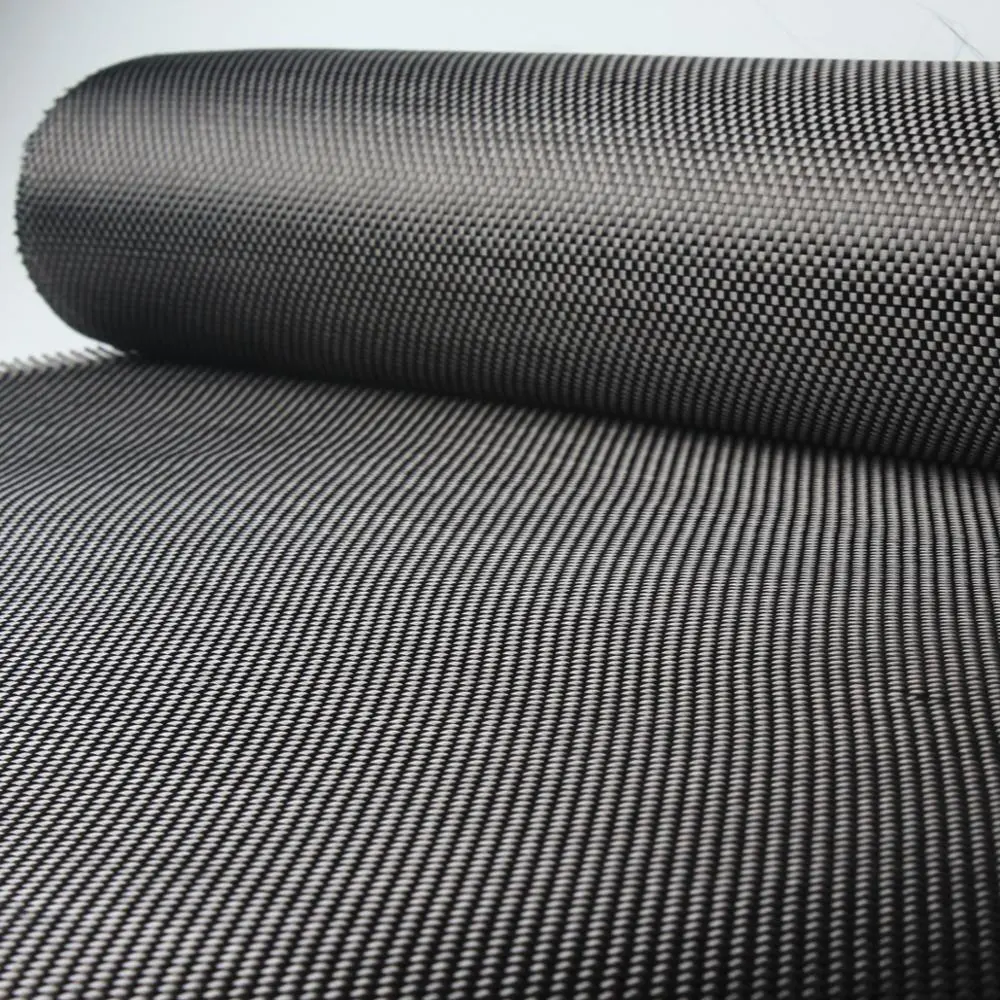 Carbon Fiber 3K 200グラム/m2 Fabric Carbon Yarn 0.28ミリメートルThick Plain Weave Cloth 1メートルWide For Sailboat Mast