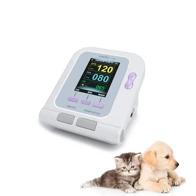 CONTEC-monitor Digital de presión arterial para animales, Contec08A-VET veterinario, equipo veterinario