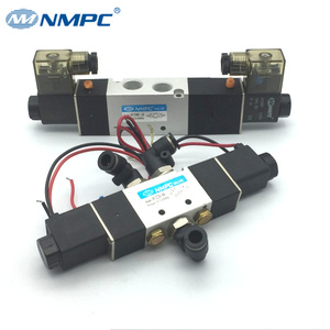 热卖 4V220-08 4V220-06 200 系列双头铝铸造电动电磁阀气动控制阀