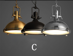 Simig aydınlatma Retro endüstriyel E27 tutucu yaratıcı tasarım amerikan Metal Loft kolye lamba avizeler kolye işıkları için - Product Image 6
