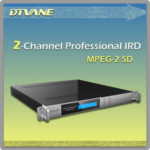<strong>2</strong> Channel IP Video <strong>Decoder</strong> with H.264 SD Professional IRD MPEG2 IP Audio <strong>Decoder</strong> with CAM Card Slot