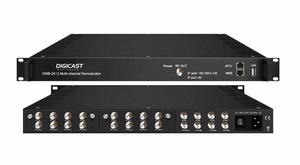 Convertidor de satélite RF DIGITAL a QAM Modulador de 12 DVB S S2 a DVB C con entrada 128 IP SPTS MPTS - Product Image 3