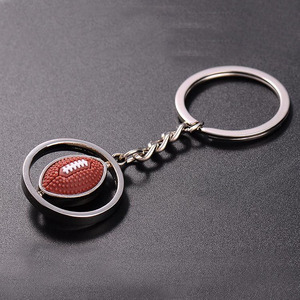 Custom Made Metal Hard Enamel <strong>Country</strong> Souvenir American Football <strong>Keychain</strong>