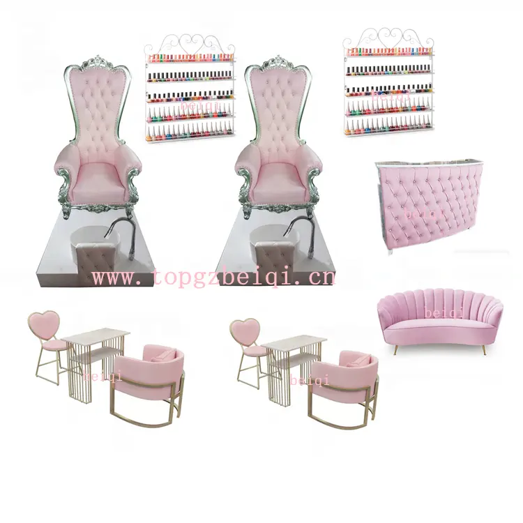 Silla moderna para salón de manicura, sillón de spa para masaje de pies, sin fontanería, de lujo