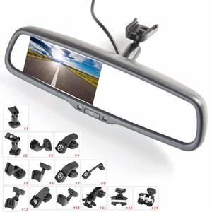 Rearview Mirror Backup <strong>Camera</strong>, Car <strong>Back</strong> <strong>up</strong> <strong>Camera</strong> With Monitor <strong>System</strong> Kit, 4.3&quot; Screen With OEM Car Bracket - Product Image 2