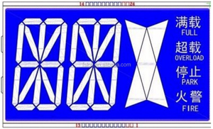 Prezzo di promozione Modulo Display Digit Pannello Dello Schermo Lcd Trasparente Personalizzato 7 Segmento Lcd Negativo Display Lcd per Ascensore - Product Image 4