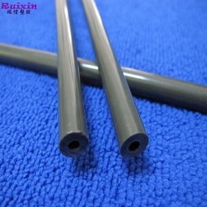Parlak kaplama koyu gri plastik <span class=keywords><strong>PVC</strong></span> çubuk çapı 8mm