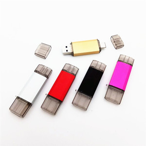 Fabrika özel 2 in 1 Usb Disk farklı şekillerde tip-c kalem Drive3.0 128GB yüksek hızlı Otg Usb bellek Disk Android Flash sürücü - Product Image 6