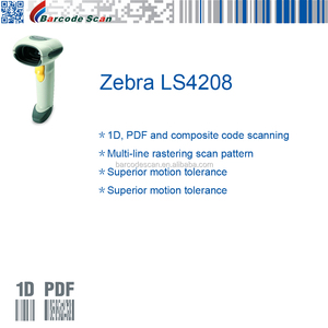 Zebra LS4208 PDF Reader Handheld Laser bar <strong>Code</strong> Scanner - Product Image 3