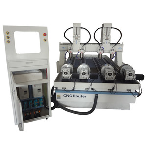 Multi-husillos 4 eje cnc router de madera máquina de grabado máquina de 3d cnc router - Product Image 5