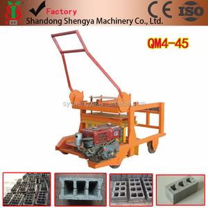 Shengya Máy Làm QM4-45 Động Cơ Diesel Máy Làm Gạch/Khối Rỗng Và Chắc Chắn Cho Công Việc Sửa Chữa Quy Mô Nhỏ - Product Image 4