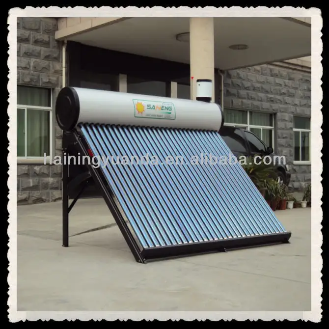 In china gute qualität thermosyphon integrierte niedrigen druck solarwarmwasserbereiter/solar Geysir/solar bolier