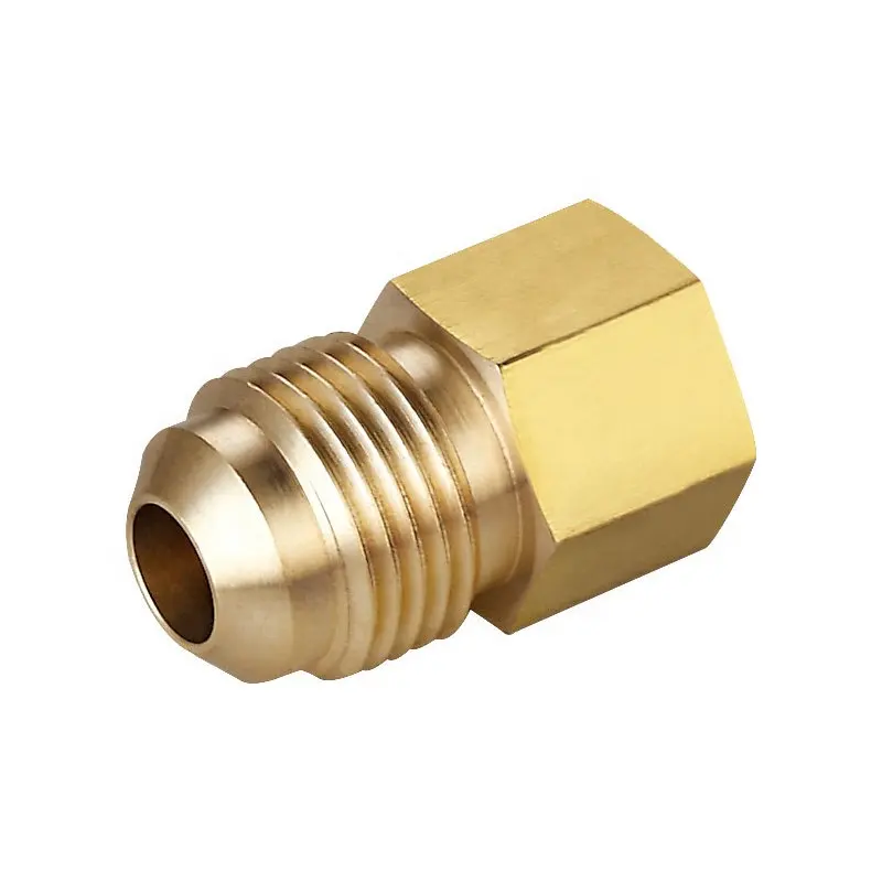 5/8 "Flare Messing Npt Vrouwelijke Draad Zeshoekige Connector