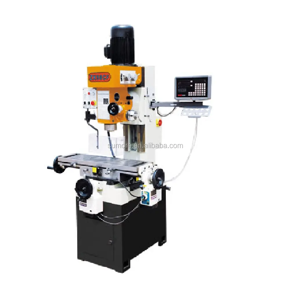 knee type mill drill ZX50C swivel head drilling milling machine