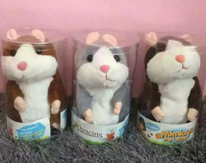 免费样品会说话的仓鼠模仿宠物玩具仓鼠/MOQ10PCS重复会说话的仓鼠玩具