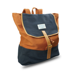 日本简约纯风格耐用帆布男女通用学校旅行背包 - Product Image 5