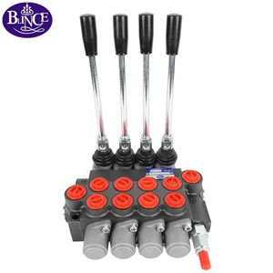 手动P40 2P40 2 3 4路液压操纵杆控制阀液压方向控制阀液压 - Product Image 5