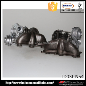 <span class=keywords><strong>BMW</strong></span> E90 E92 135-135i-335-335iN54ターボ49131-07040用TD03Lターボチャージャー