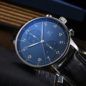 Mexda Brand uomo Orologio in pelle classico Business Multi funzione orologi da uomo Relojes Hombre Analogue Watch orologo - Product Image 4