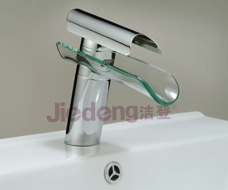 Fabrik produzieren hochwertige Design Glas Wasserhahn Wasserfall Becken Wasserhähne (B54)