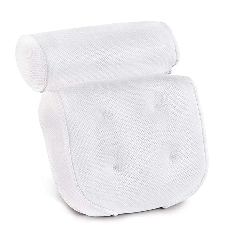 Wholesale Non-Slip 3D Mesh SPA Bath Pillow Luxury Bathtub Pillow