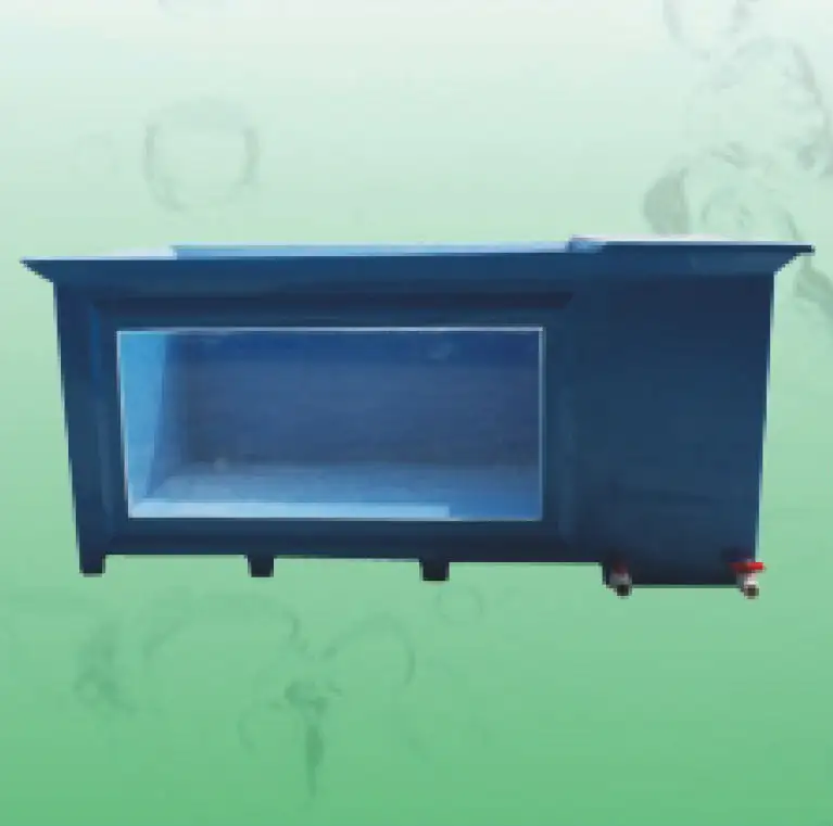 China fabricante atacado aquário koi pond frp tanque de peixes de fibra de vidro com janela de visão e sala de filtro