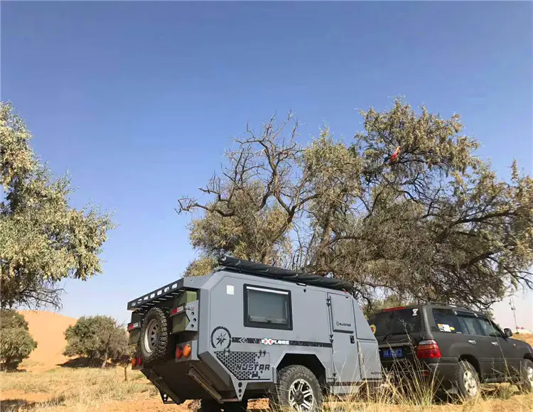 Alta qualidade e baixo preço 4x4 peso leve de alumínio off road reboque de campista para venda