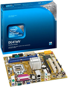 Intel G41 anakart, soket LGA775 BOXDG41WV DDR3 stokta Intel orijinal temel mikro ATX masaüstü kartı - Product Image 1