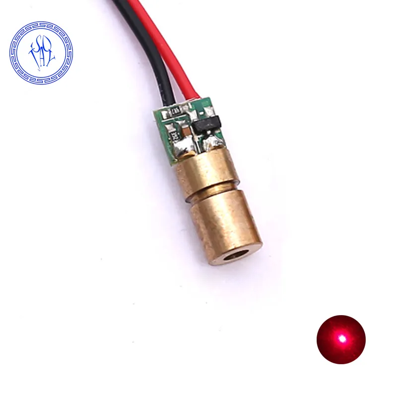 Module Điều Khiển Diode Laser Điểm Đỏ 3-5V 5Mw 650nm