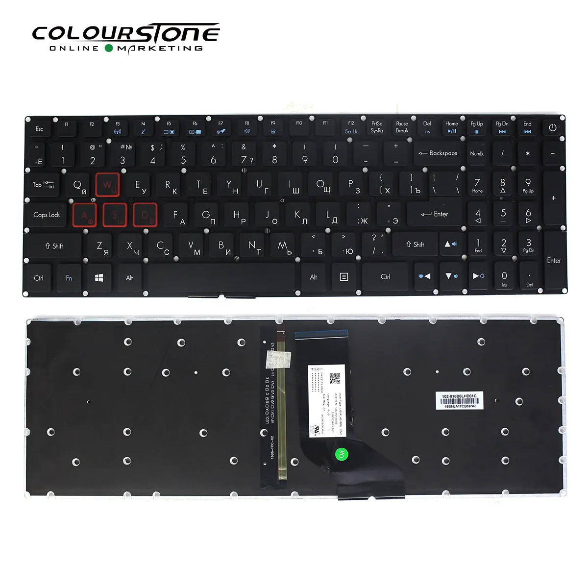 VX5-591 russische Tastatur für Acer VX 15 VX5-591G VX5-793 Tastatur RU mit Hintergrund beleuchtung ohne Rahmen