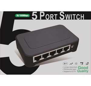 Yüksek Kalite 5port 100M Poe Anahtarı 5 v/12 V/24 V/48 V ethernet anahtarı CCTV IP Kamera için - Product Image 2